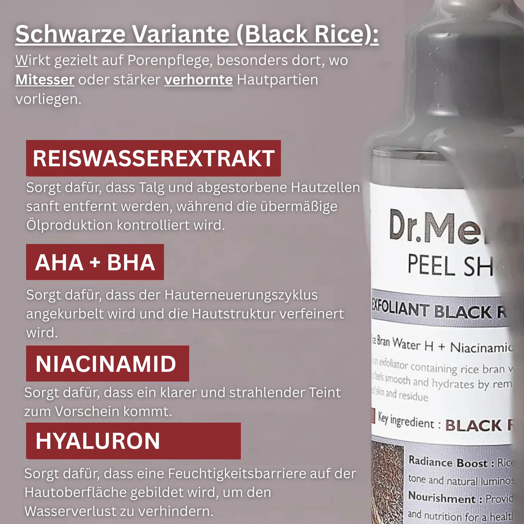 HautKlar™ - Rice Peel Glow-Serum